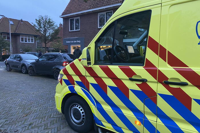 Bestuurster werd onwel en veroorzaakt aanrijding