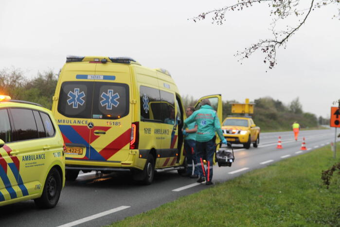 Aanrijding tussen vier voertuigen