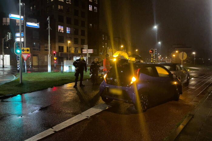 Schade bij kop-staart botsing
