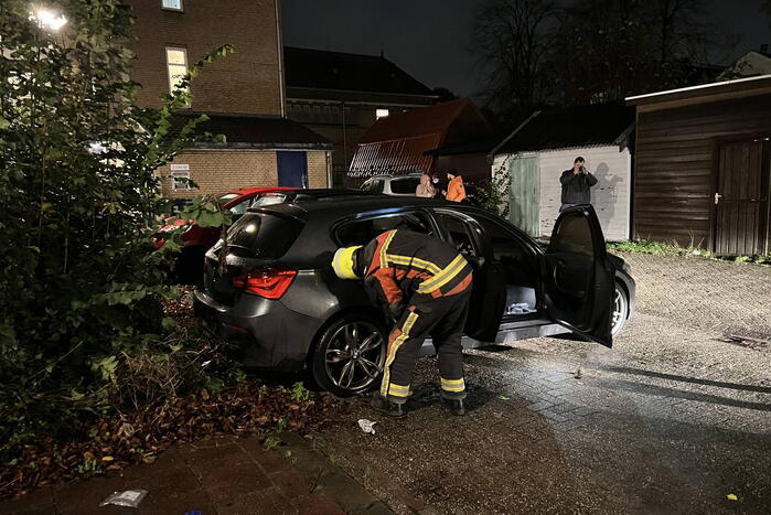 Autobrand snel onder controle