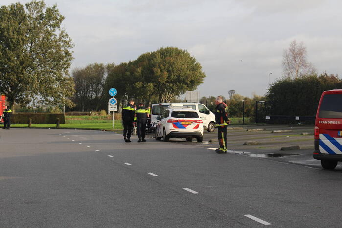 Veel brandweer ingezet voor brand in prullenbak