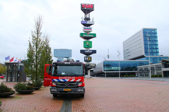 Veel rookontwikkeling op metrostation