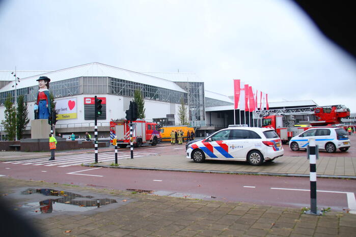 Veel rookontwikkeling op metrostation