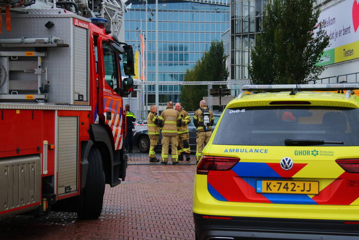 Veel rookontwikkeling op metrostation
