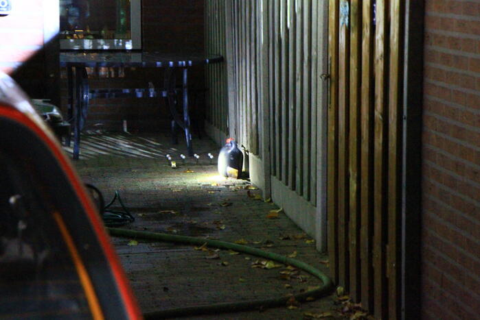 Elektrische fiets vat vlam in schuur van woning