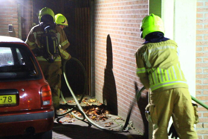 Elektrische fiets vat vlam in schuur van woning