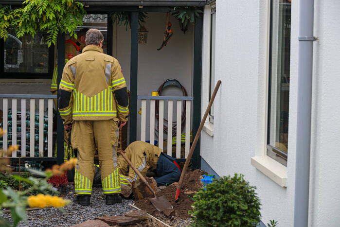Sloopwerkzaamheden bij gaslekkage