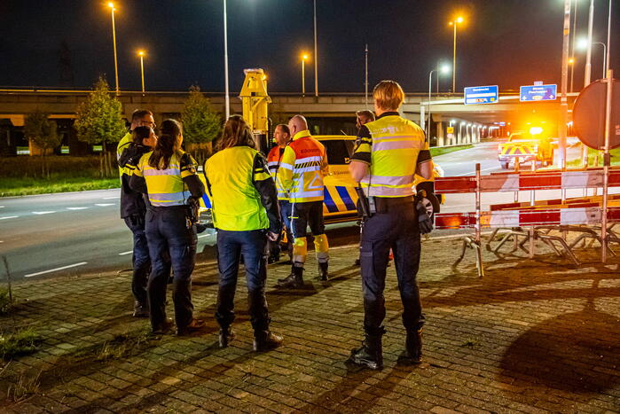Veel schade na flinke aanrijding