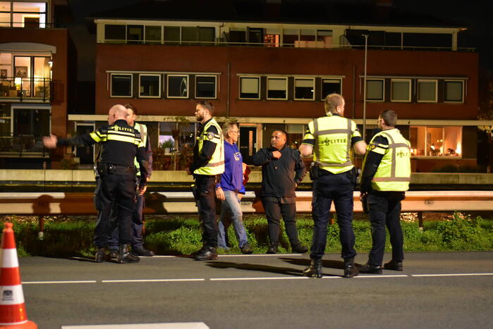 Brandweer groots ingezet voor zinkend containerschip