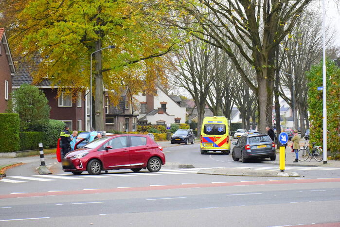 Veel schade bij een ongeval op voorrangskruising