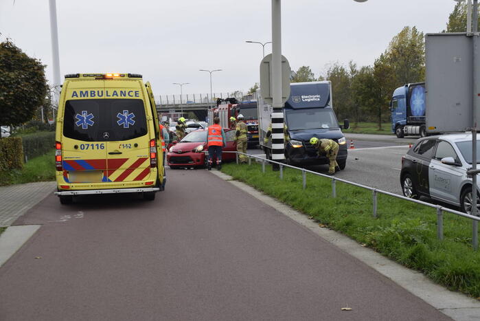 Meerdere gewonden bij kop-staart aanrijding