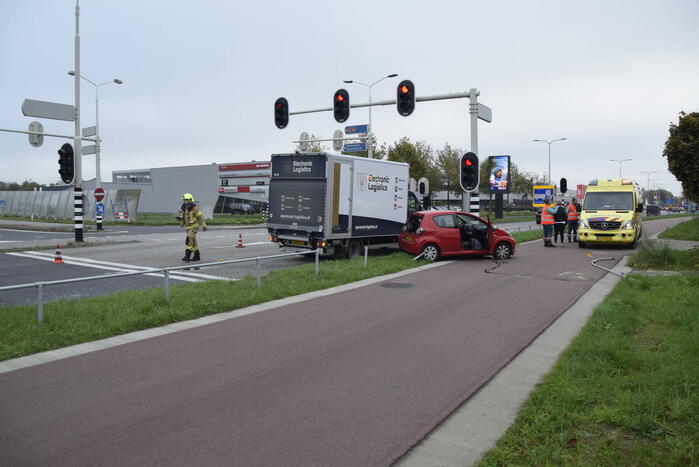 Meerdere gewonden bij kop-staart aanrijding