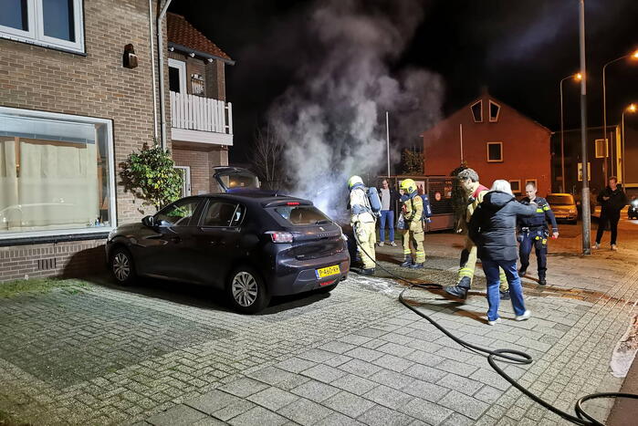 Schade aan auto na brand