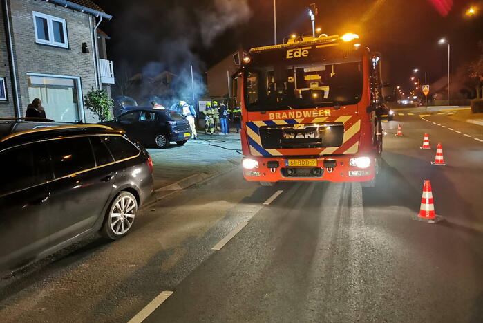 Schade aan auto na brand
