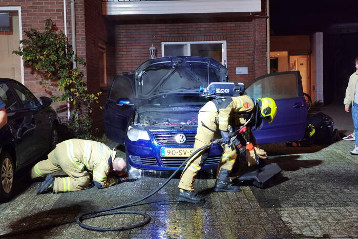 Schade aan auto na brand