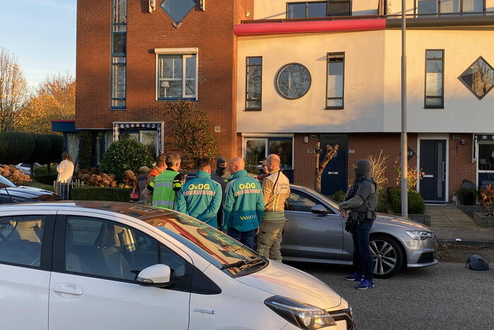 Grote inzet voor persoon met verward gedrag in woning