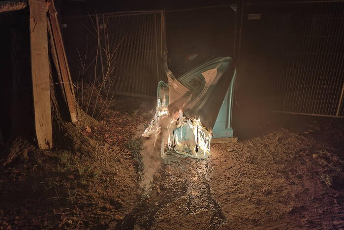 Dixi door brand verwoest