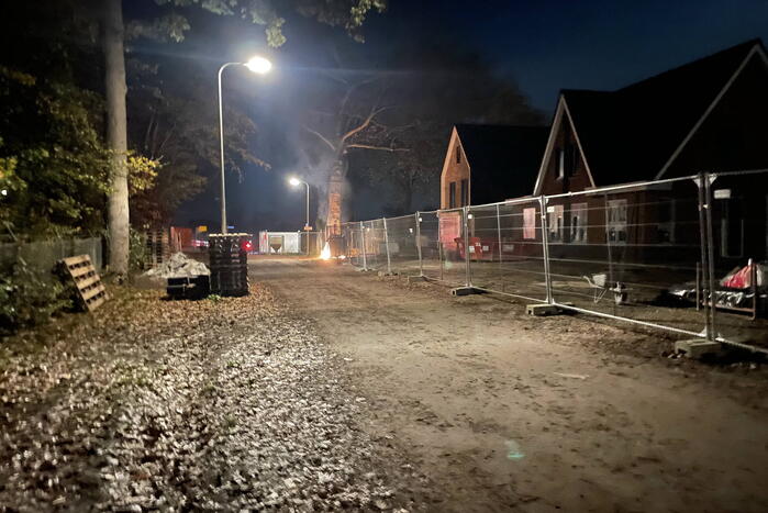 Dixi door brand verwoest