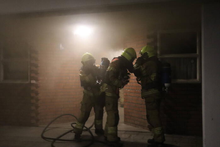Wietkwekerij ontdekt na brand in schuur van woning