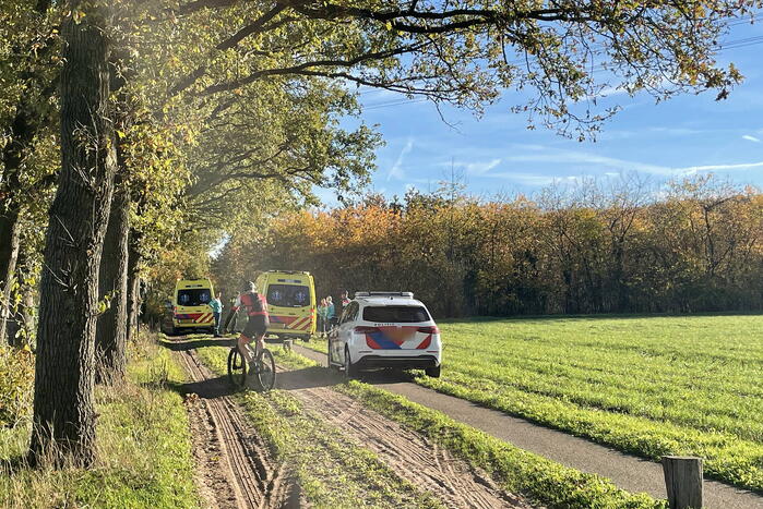 Wielrenner gewond bij botsing