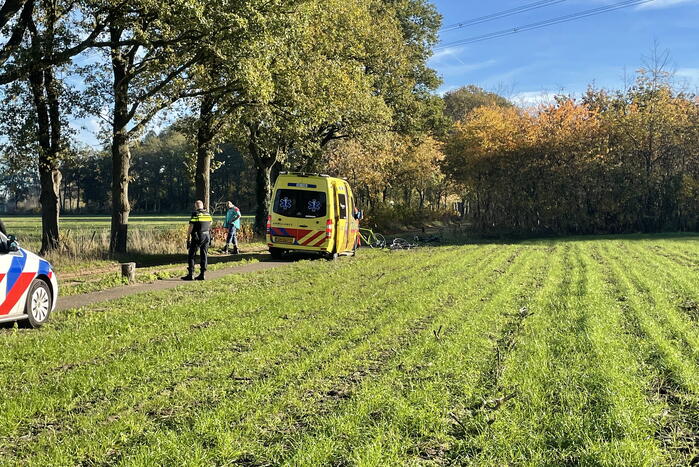 Wielrenner gewond bij botsing