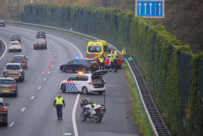 Meerdere voertuigen betrokken bij kettingbotsing