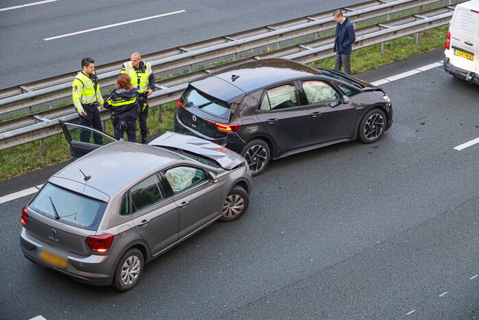 Meerdere voertuigen betrokken bij kettingbotsing