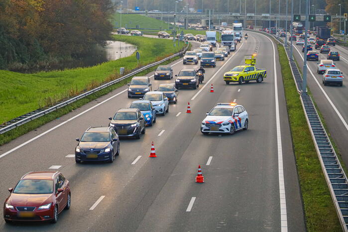 Meerdere voertuigen betrokken bij kettingbotsing