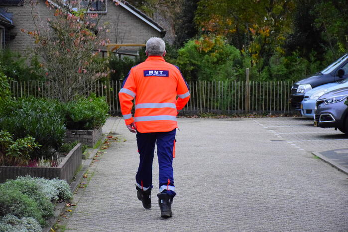 Traumahelikopter landt voor incident in woning