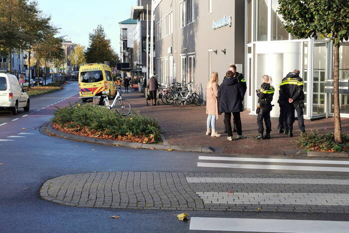 Fietser gewond bij botsing met auto