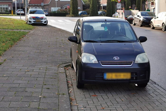 Fietser gewond bij botsing met auto