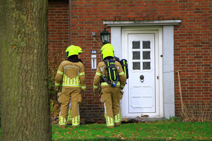 Gaslekkage ontstaan bij woning
