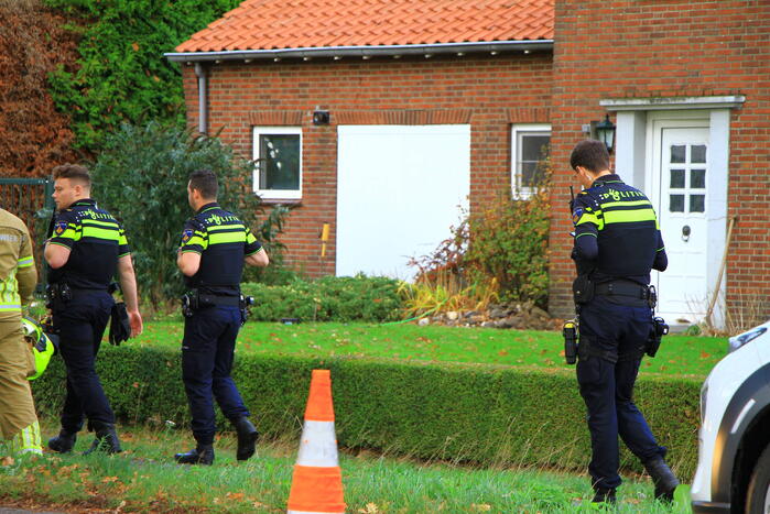 Gaslekkage ontstaan bij woning