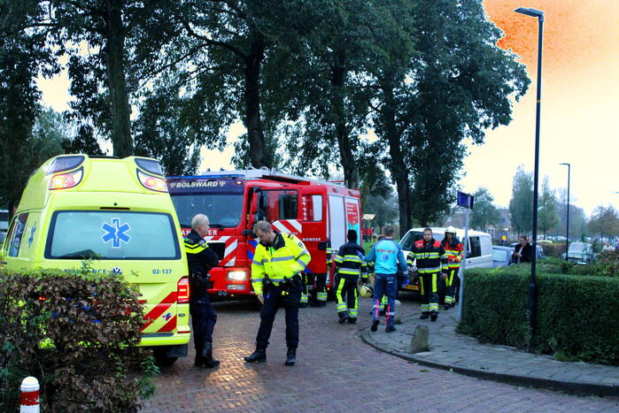 Korte maar hevige woningbrand