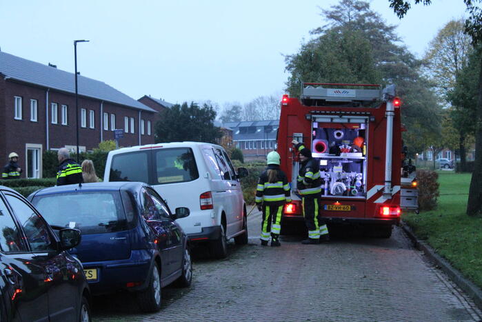 Korte maar hevige woningbrand