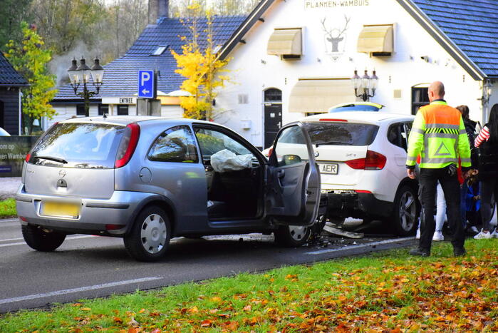 Schade en gewonde na aanrijding