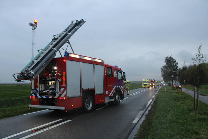 Bestuurder gewond na te water raken met voertuig