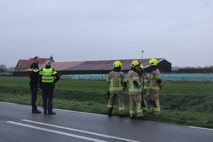 Bestuurder gewond na te water raken met voertuig