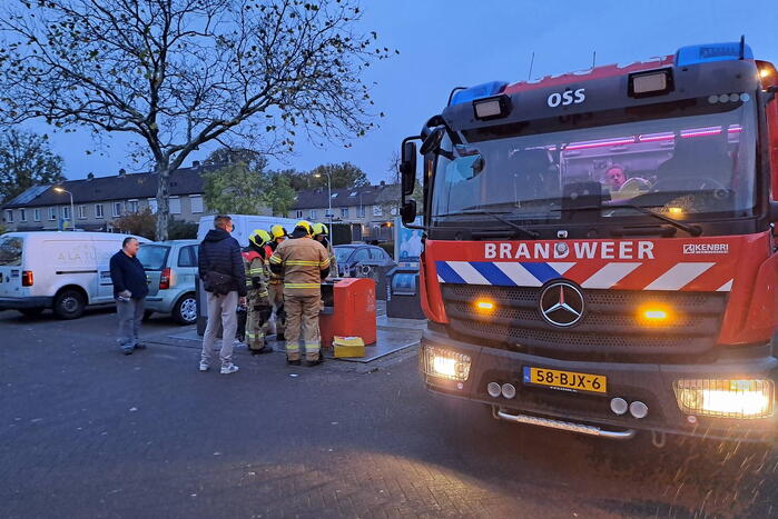 Containerbrand snel onder controle