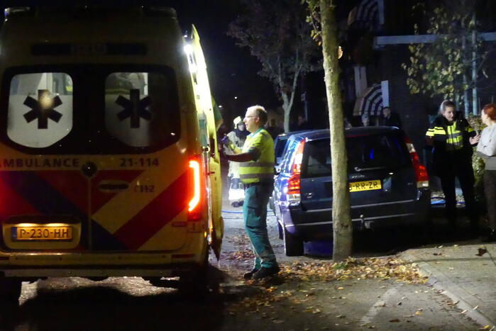 Persoon gewond bij woningbrand