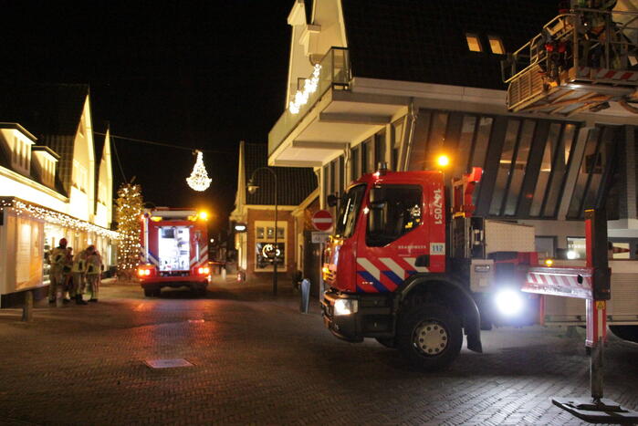 Flinke brand in schoorsteen van woning