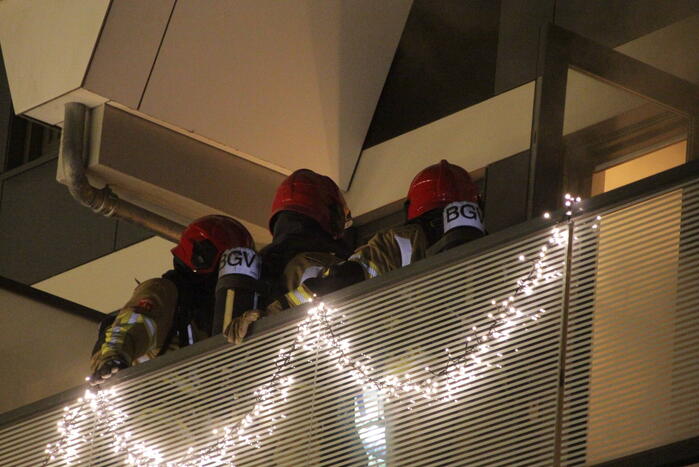 Flinke brand in schoorsteen van woning