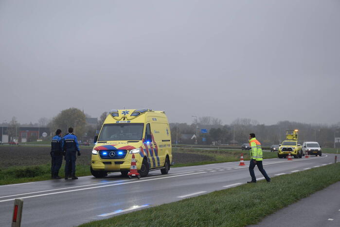 Dronken bestuurder belandt in sloot