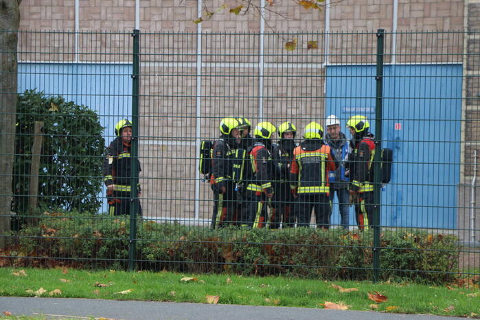 Flinke rookontwikkeling bij brand in hoogspanningscentrale