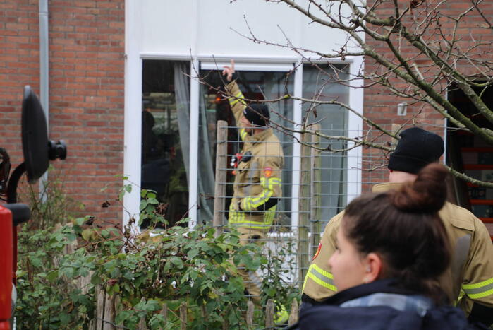 Flinke rookontwikkeling bij schoorsteenbrand