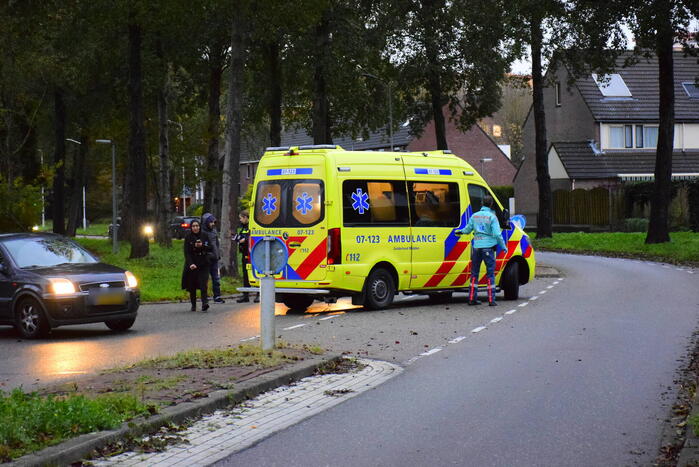 Fietser gewond bij aanrijding met auto