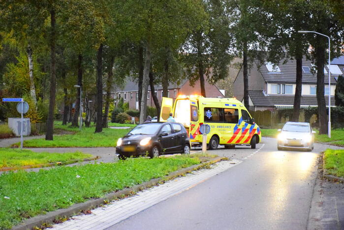 Fietser gewond bij aanrijding met auto