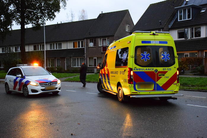 Fietser gewond bij aanrijding met auto