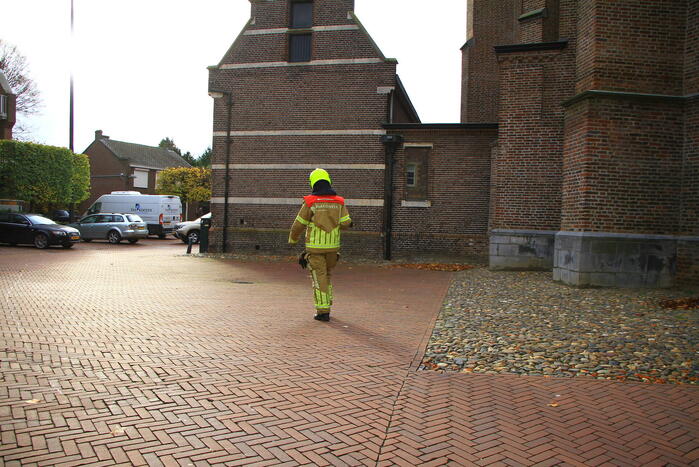 Brandweer doet onderzoek naar afgaan van rookalarm in Sint-Martinuskerk