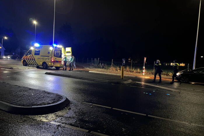 Fietser aangereden door auto
